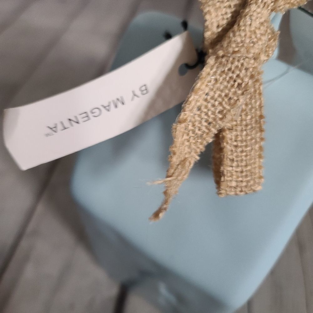 Rae Dunn Light Blue Ceramic "TWEET" Birdhouse - Picture 12 of 13